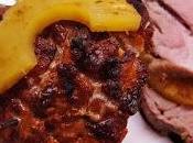 Jamón asado piña