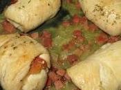 Rollitos pollo jamón queso