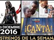 Estrenos Semana Diciembre 2016