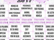 Reto: BINGO LITERARIO 2017