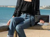 chaqueta lentajuelas levis vintage