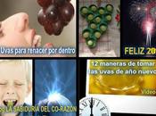 Tomar uvas Corazón. Feliz 2017