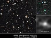 Hubble espía resplandor galaxia distante jamás observada