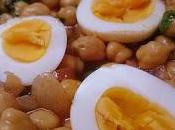 Garbanzos salchichas