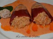 Pimientos piquillo rellenos atún