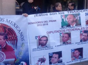 Protestan afueras Congreso Estado gasolinazo