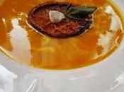 Crema calabaza naranjas