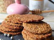 Galletas extrafinas crujientes avena miel coco