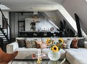 Girasoles para ático nórdico.