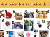Ideas detalles para regalar invitados boda