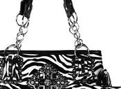 Cuatro imagenes carteras animal print cuero para mujer