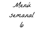 Menú semanal