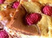 Brownie cheesecake nueces frambuesas