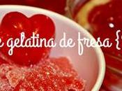 Caramelos gelatina fresa {san valentín}