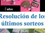 Resolución últimos sorteos