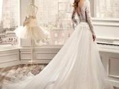 Cuatro imagenes hermosos elegantes vestidos novia