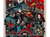 Geniales pósters Tyler Stout para Mondo basados Capitán América: Civil