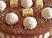 Tarta Natillas Coco Baño Chocolate