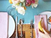 Color primavera sobre mesa