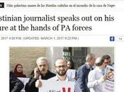 Periodista palestino torturado Autoridad Palestina.