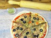 Pizza sarten pizza tonno atun anchoas horno