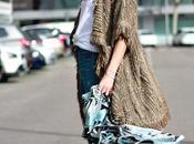 chaqueta flecos piel