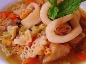 Sopa calamares