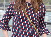 Vestido cubos volantes