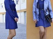 Vestido azul blazer dye. colaborando rosegal.