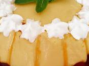 Flan Melocotón Nata Horno