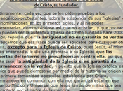 Comentario sobre antigüedad Iglesia católica promesa Cristo, fundador.