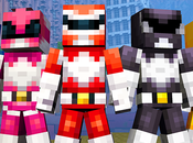 Minecraft sorprende packs skins: Power Rangers Glide