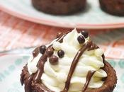 Mini cheesecakes chocolate Baileys