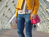 Look biker amarilla