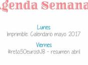 Agenda Semanal 24/04 30/04