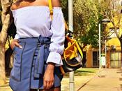 Blue skirt