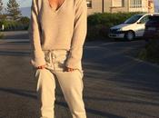 Jersey choker jogger pants