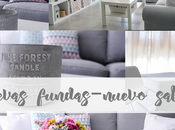 ANTES DESPUÉS casa Valencia: NUEVAS FUNDAS SOFÁ,NUEVO SALÓN