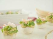 Champiñones langostinos cocktail aguacate, pedir boca