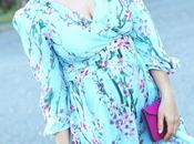 Vestido floral vaporoso METISU