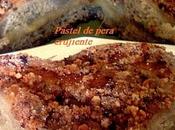 Pastel pera crujiente