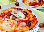 Pizza sofrito tomate aceitunas arbequinas