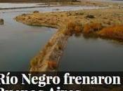 Neuquén Negro frenaron pedido agua Buenos Aires