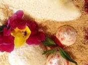 Fresas marinadas trufas coco