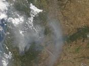 Portugal: Imagen satélite incendio forestal Pedrógão Grande (18/06/2017)