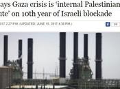 crisis (eléctrica) Gaza obedece disputa interna.