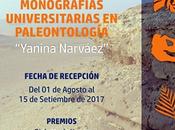 Concurso monografías universitarias paleontología. organizada seccion paleontologia