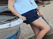 Como combinar unos shorts volantes