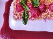 Cuajada coco frutas rojas