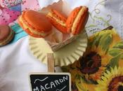 Macarons fruta pasión queso mascarpone. homenaje.